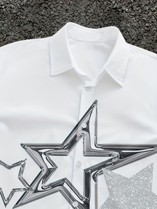 เสื้อยืดแขนสั้นลายกราฟฟิตีสไตล์ยูนิเซ็กส์ แฟชั่นสตรีทแวร์ลำลองฤดูร้อนทรงหลวมลายศิลปะ เสื้อยืดผู้ชาย - Product Image 3