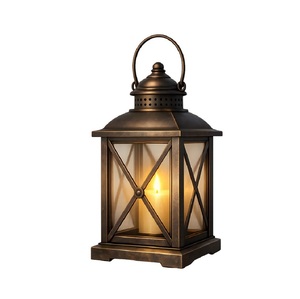 Lanterne suspendue en bois et métal, best-seller, pour la maison, les mariages, les décorations de Noël, taille personnalisée - Product Image 1