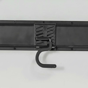 Metal Single Hook <b>Rail</b> Heavy Duty <b>Wall</b> Mount Hook <b>Rail</b> System Steel Storage Hook for Tools Shovel Rake Holder GAPGAR011 - Product Image 1