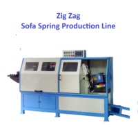 Ligne de production de ressorts pour canapé en zigzag