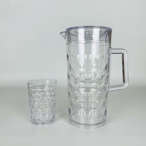 Modern Dots Design Gold Acrylic <b>Plastic</b> Party Water Tumbler - Product Image 4