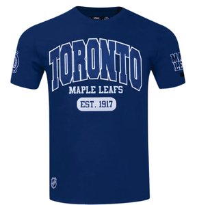 Toronto pour Est. T-shirt décontracté pour homme 1917 en jersey 100% coton 240g, col rond, manches courtes, coupe classique, logo imprimé sur le devant - Product Image 5