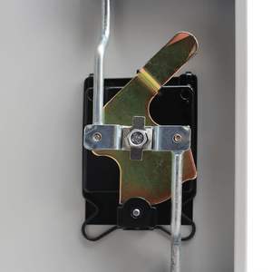 35.4 grigio "x 15.7" x 70.9 "armadietto da ufficio in acciaio con 2 porte - Product Image 6