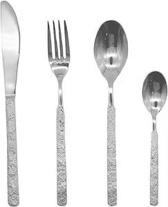 Ensemble de couverts en acier inoxydable de luxe pour la salle à manger et le service à la maison au style contemporain - Product Image 1
