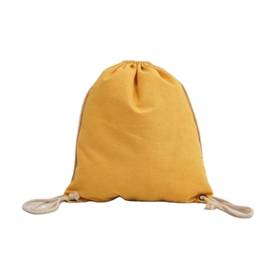 Wholesale Eco Friendly Cotton Pouch Custom logo Printed Canvas Cotton Calico <b>Drawstring</b> <b>Bag</b> , <b>Drawstring</b> Backpack Cotton - Product Image 4