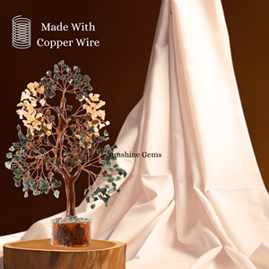 Árbol de la Vida de Cristal Magnético al por Mayor con Ojo de Tigre, Citrino, Pirita, Jade Verde y Alambre de Cobre para Decoración del Hogar - Product Image 5
