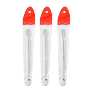 Empujador de cutículas de doble cabezal desechable de acero inoxidable, herramientas de manicura, accesorios antideslizantes para eliminar cutículas de uñas, ANAAIF - Product Image 2
