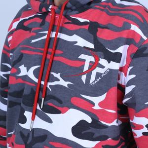 OEM personnalisé hommes sweats à capuche pull de haute qualité polaire coton broderie logo chenille patch à capuche - Product Image 6