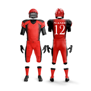 Nieuw ontwerp American football uniform OEM service heren hot sale top kwaliteit American football uniformen met maatwerk - Product Image 2