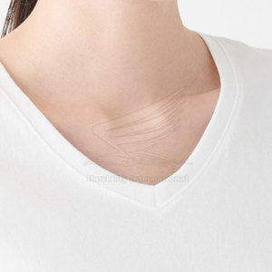 T-shirt décontracté d'été pour femme, en toile légère à manches courtes, couleur personnalisable, 100 % coton respirant – Meilleure vente - Product Image 4