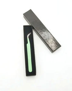 Pinzas de Cejas de Acero Inoxidable de Grado Profesional, Antimagnéticas, Herramienta de Precisión para Aislamiento de Pestañas para Extensiones, Precio Razonable - Product Image 6