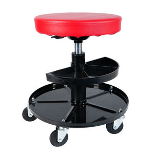 Tabouret roulant pneumatique avec plateau à outils, siège de mécanicien réglable, tabouret de garage robuste, capacité de 300 lbs avec roues GAPGAR029 - Product Image 5