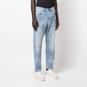 Ready to Ship Denim <b>Jeans</b> for <b>Men</b> Pants <b>Men's</b> <b>Jeans</b> Pants Man Mid-<b>waisted</b> Straight Pants - Product Image 3