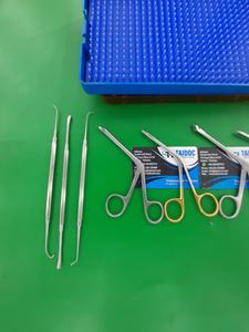 Conjunto de Instrumentos Quirúrgicos ORL |   Juego de 10 Instrumentos de Endoscopia Sinusal FESS de Acero Inoxidable, Instrumentos Manuales de Ligadura, ISO13485 - Product Image 3