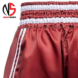 Shorts de Muay Thai pour hommes, meilleurs designs, tissu anti-plis de qualité supérieure, logo personnalisé, vêtements de sport, shorts de Muay Thai de haute qualité à prix avantageux. - Product Image 5