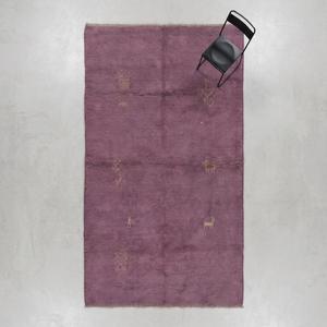 Alfombra de Lana Anudada a Mano de Alta Demanda con Patrón Floral y Textura Suave de Pelo Plano para Decoración de Sala de Estar y Dormitorio - Product Image 1