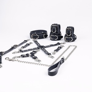 Export Quality Genuine Leather Restraints 11Pcs <b>Kit</b> Bulk <b>Bondage</b> Pack Full Grain Premium Products RTTS-0038 - Product Image 5