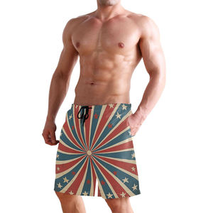 Shorts de bain pour adultes de qualité supérieure, sublimation, 100% polyester, solides, décontractés, séchage rapide, respirants, écologiques, design personnalisé, taille ajustable - Product Image 6