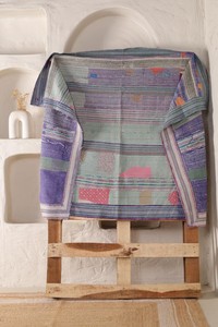 <b>Indian</b> Vintage Kantha Quilt Reversible Patchwork Kantha <b>Throw</b> Handmade Kantha Bedspread - Product Image 4