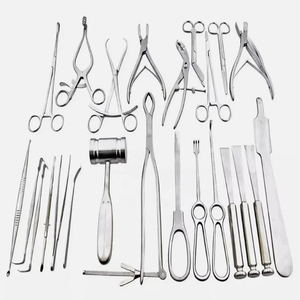 Juego Básico de Instrumentos Quirúrgicos Ortopédicos Certificados ISO13485 de 25 Piezas con Caja para Cirugía General (Manual) - Product Image 1