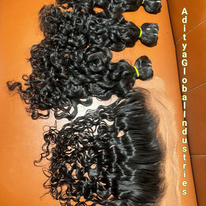 Remy Grade Indian Human Hair Extensions Machine Double Weft 100 Gm Cuticles Aligned <b>Tangle</b> Free Natural Hair Color Single Donor - Product Image 1