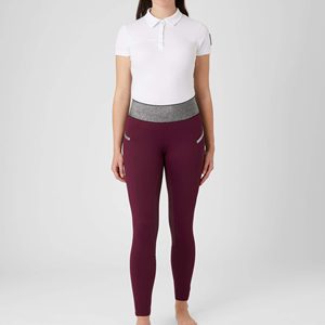 High Quality 4-way Stretch Horse Riding Breeches Leggings Tights <b>Equestrian</b> Wear Pants on Technical Fabric with Soft Feel - Product Image 1