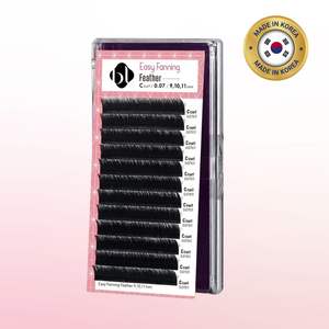 [BL LASH] Pestañas Postizas Coreanas de Fácil Aplicación, Mega Volumen, Preformadas, Fibra PBT Coreana, Curvatura CC/LC/DD/C, Longitud 25mm, CC - Product Image 1
