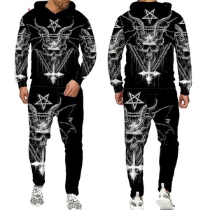 สินค้ามาใหม่ลดราคา 2026 ชุดวอร์มฤดูหนาวสำหรับผู้ชายจากกาตาร์ เสื้อยืดและเลกกิ้งแบบ 2-in-1 ล้างสีสไตล์แอซิดวอช ระบายอากาศได้ดี เหมาะสำหรับออกกำลังกายและเล่นกีฬา - Product Image 4