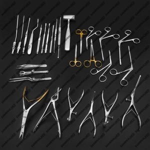 ชุดเครื่องมือผ่าตัดกระดูกอ่อนจมูก 29 ชิ้น ยี่ห้อ Sambrialmed International ผลิตจากเหล็กกล้าไร้สนิมเยอรมัน สำหรับการผ่าตัดโพรงจมูกแบบส่องกล้องด้วยมือ สำหรับศัลยกรรมหู คอ จมูก - Product Image 3