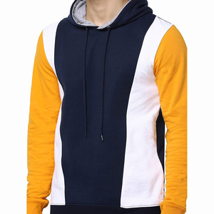 Nueva Llegada, Sudadera con Capucha para Hombre, Transpirable, con Logotipo Personalizado, Bloques de Color, Corte Regular, 100% Algodón, Resistente al Viento, para Invierno - Product Image 6