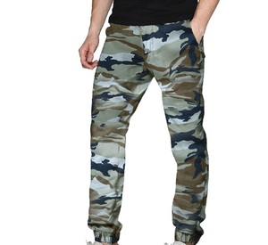 Pantalones Deportivos de Camuflaje para Hombre, Cintura Elástica, con Bolsillos Laterales, Transpirables, de Peso Medio, con Cordón Ajustable, Estilo Primavera - Product Image 1