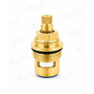 Conector de latón tipo Ganga 28x15mm, duradero, a prueba de fugas, control de flujo de agua suave, fácil instalación, reparación de grifos de baño y cocina - Product Image 5