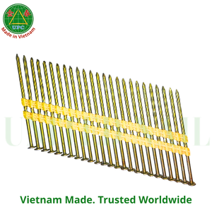 21 Degree 3'' x 0.120 4000pcs <b>Plastic</b> <b>Strip</b> Nails Easy-to-Use with Round Head Smooth/Screw Shank Type | Clavos en tira plástica - Product Image 1