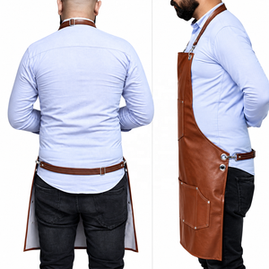 Delantal de Cuero sin Mangas Flamia & Jabz, Ecológico y Moderno, Clásico y Duradero con Bolsillos para Artículos de Limpieza - Product Image 4