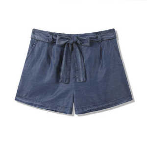 Pantalons courts pour femmes, style élégant et sexy, en satin régulier de haute qualité, couleur vintage, coupe droite, pour un usage quotidien décontracté - Product Image 5