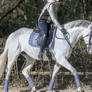 Sous-selles en coton de haute qualité avec doublure en polaire, équipement essentiel pour l'équitation - Product Image 6