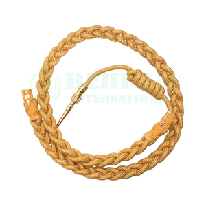 Custom Eco-Friendly Classical Style High Quality Bullion Wire Metallic Yarn Gold Aiguillette <b>Braided</b> Uniform Garment <b>Cord</b> - Product Image 5