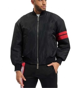 Veste bomber pour homme en vente chaude, coupe-vent, chaude pour l'hiver, fermeture éclair, veste bomber oversize en nylon, standard - Product Image 1