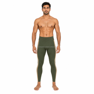 Leggings de compression haute performance pour hommes, collants de sport pour la course et la gym, sous-vêtement de sport, vêtements OEM ODM en gros - Product Image 1