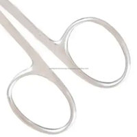 Ciseaux corneaux Aebli, kit chirurgical ophtalmique microchirurgical, ciseaux chirurgicaux de précision à bout arrondi en acier inoxydable