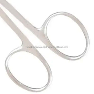 Ciseaux corneaux Aebli, kit chirurgical ophtalmique microchirurgical, ciseaux chirurgicaux de précision à bout arrondi en acier inoxydable - Product Image 3