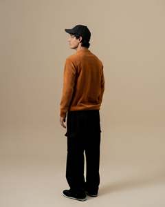 Wholesale Custom Printing Crewneck Sweatshirt <b>Men</b> OEM Casual Shoulder Drop <b>Pullover</b> <b>Men</b> 100% Cotton Oversize Plain Sweatshirts - Product Image 3