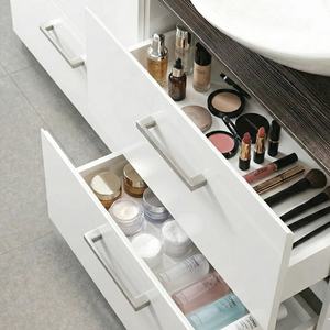 Tiradores de armario de aleación de aluminio modernos, tiradores de cajón de barra cuadrada, acabado de níquel cepillado, armario de cocina, herrajes para muebles - Product Image 5