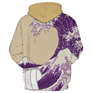เสื้อฮู้ดกีฬาผ้าฟลีซคอตตอน 100% แบบมีกระเป๋า แห้งเร็ว เป็นมิตรกับสิ่งแวดล้อม ปักลายแบบซับลิเมชั่นตามสั่ง ขายดี - Product Image 6