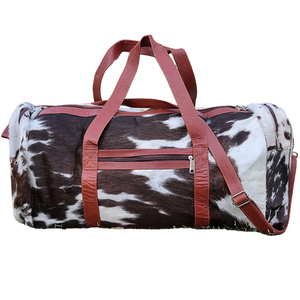 Bolsa de Viaje de Cuero Vacuno, Estilo Personalizado, Bolsa de Lona para Viaje - Product Image 1