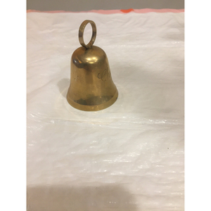 Christmas Bells Brass Golden Shiny Finished with <b>Red</b> Color <b>Ribbon</b> Jingle Hanging Ornaments Tree Decoration Christmas Season - Product Image 1