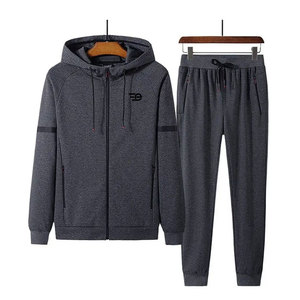 ชุดวอร์มมีฮู้ดสำหรับผู้ชาย สำหรับวิ่ง ฟิตเนส กีฬากลางแจ้ง ออกกำลังกาย ทนทาน สวมใส่สบาย ชุดวอร์มมีฮู้ดสำหรับผู้ชาย - Product Image 1