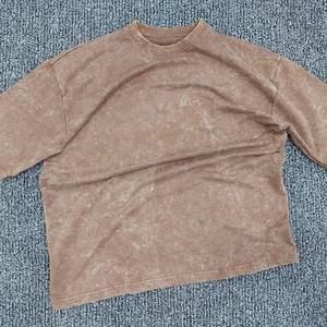 T-shirt Hip Hop Lavé de Haute Qualité à Prix de Gros, T-shirt Oversize 100% Coton Délavé à l'Acide, T-shirt Vintage Personnalisé de BD - Product Image 5