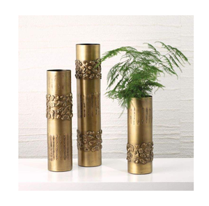 Modern Design Home Decor Metal Flower Vases Glossy Finishing for Restaurant Garden Aluminium Vase for Tabletop Decoration - Product Image 6