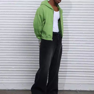 Sudaderas con Capucha de Invierno para Hombre, Personalizadas, de Alta Calidad, Mezcla de Algodón, Talla Grande, Corte Holgado, con Cierre, Sin Bolsillos - Product Image 3